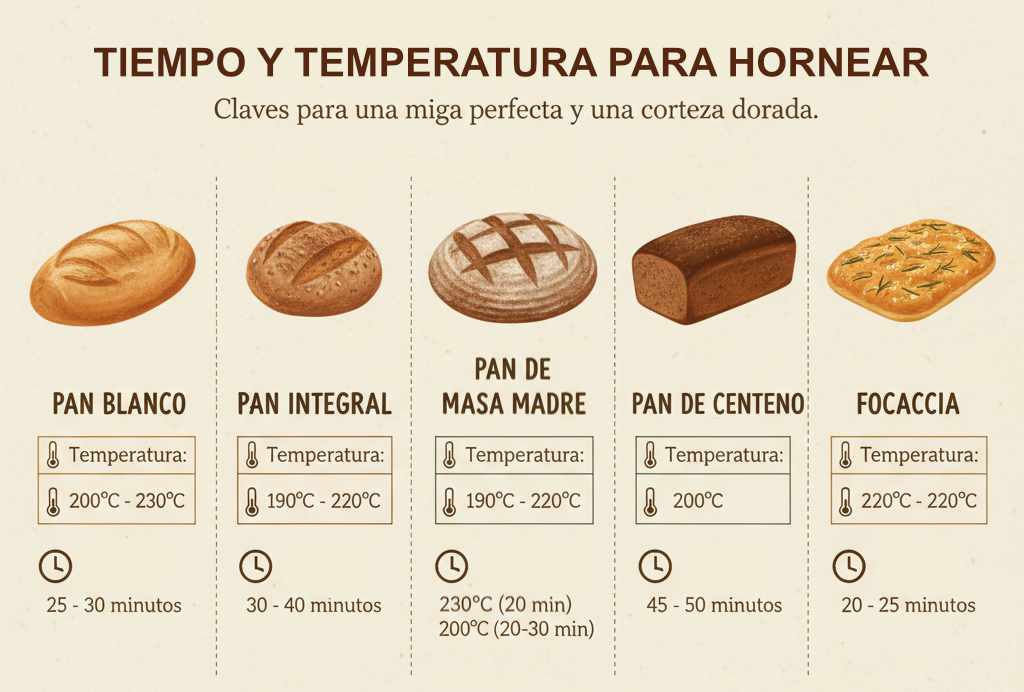 Tiempo de horneado